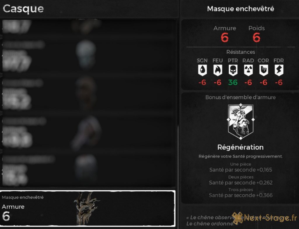 remnant masque enchevetrée