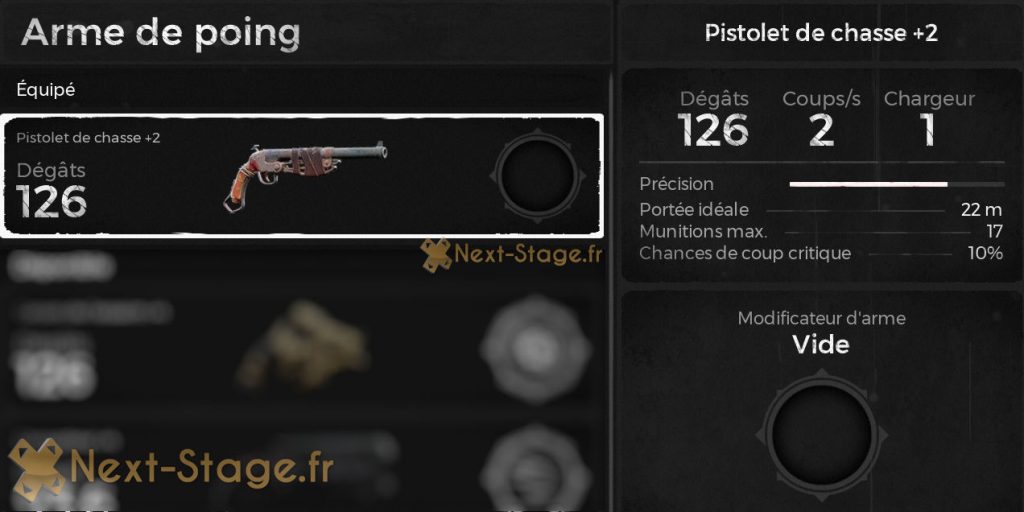 remnant pistolet de chasse