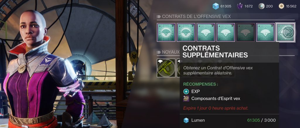 destiny 2 contrats aléatoires