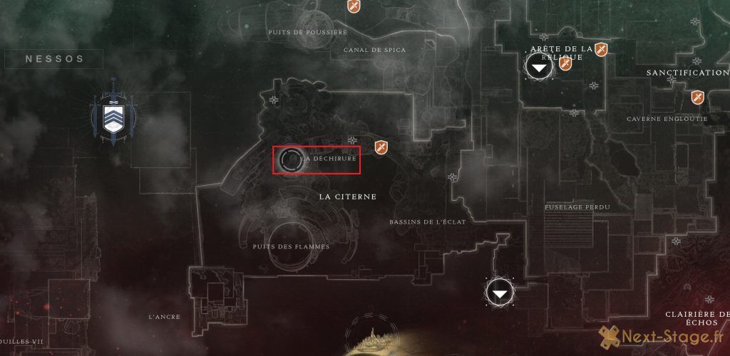 destiny 2 la déchirure secteur oublié