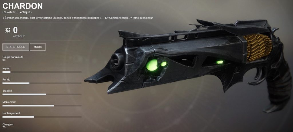 destiny 2 le chardon exotique
