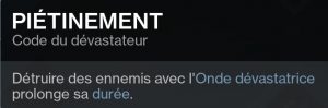 destiny 2 piétinement