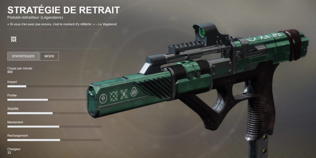 destiny 2 stratégie de retrait perks