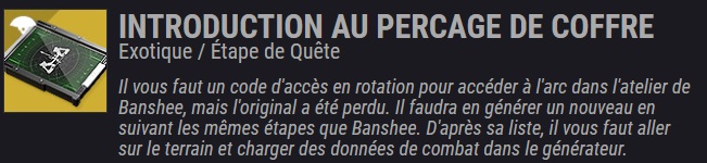 introduction au perçage de coffre