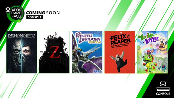 xbox game pass octobre 2019