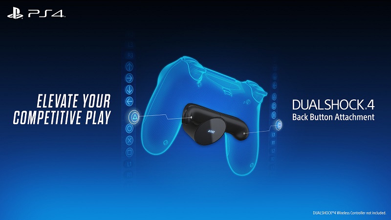 accessoire boutons fixation dorsale dualshock 4