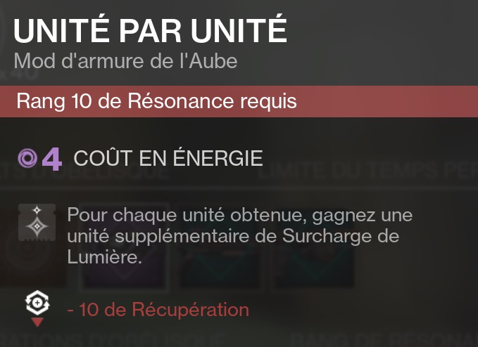 destiny 2 mod unité par unité