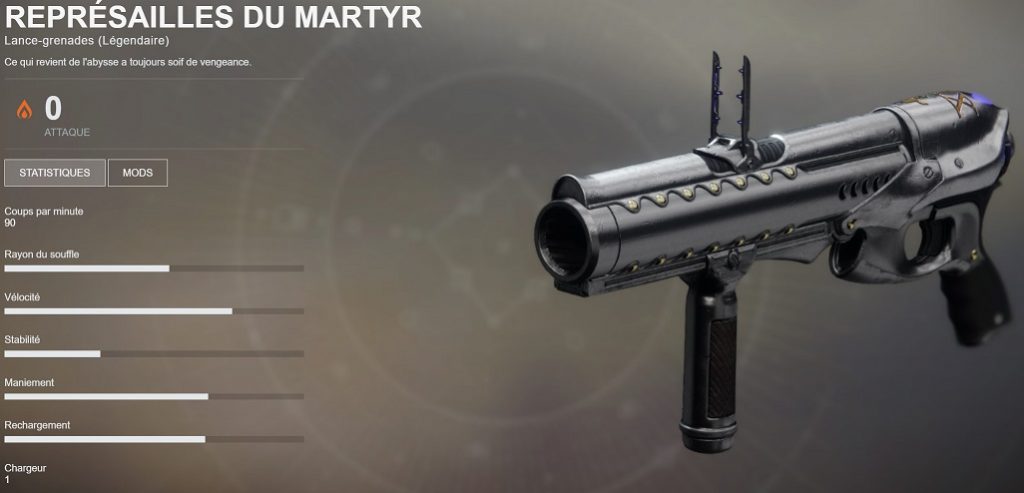destiny 2 repésailles du martyr