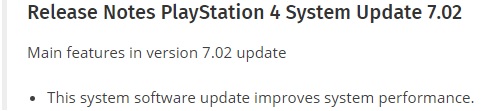 Playstation système 7.02