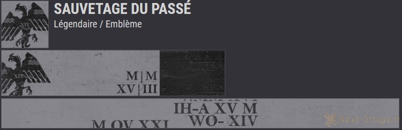 destiny 2 emblème sauvetage du passé
