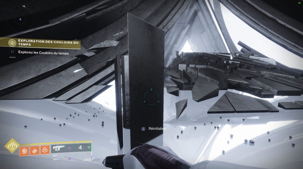 destiny reset couloirs du temps