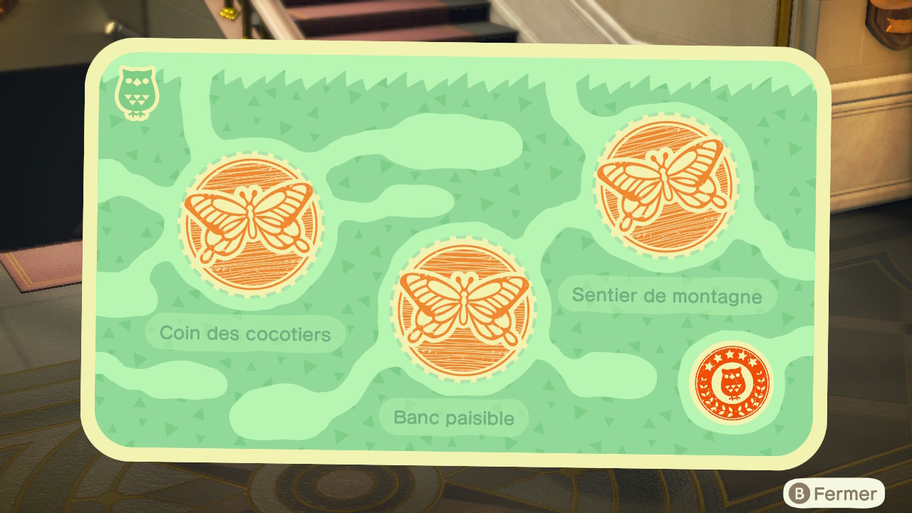 animal crossing musée rallye tampon
