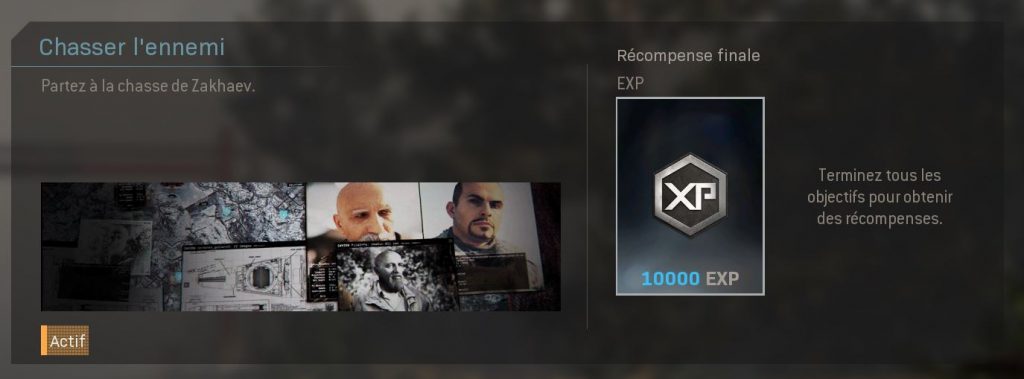 Call Of Duty Warzone renseignement Chasser l'ennemi