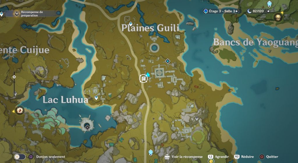 Genshin Impact Guide tresors plaines Guili Soraya