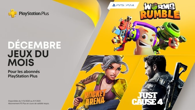 PS+ décembre
