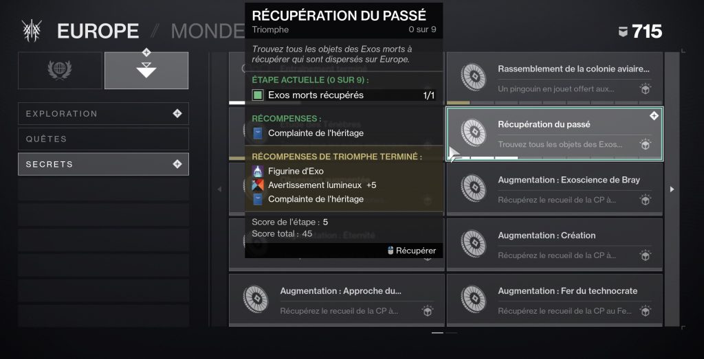 destiny 2 exos morts