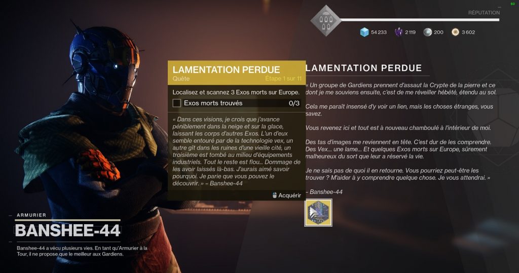 destiny 2 lamentation perdue