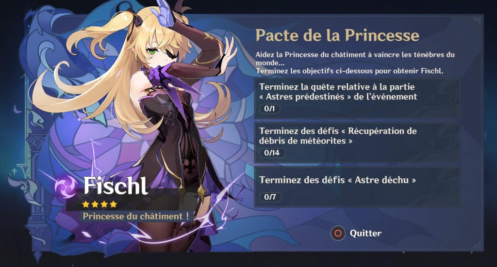 genshin impact pacte de la princesse