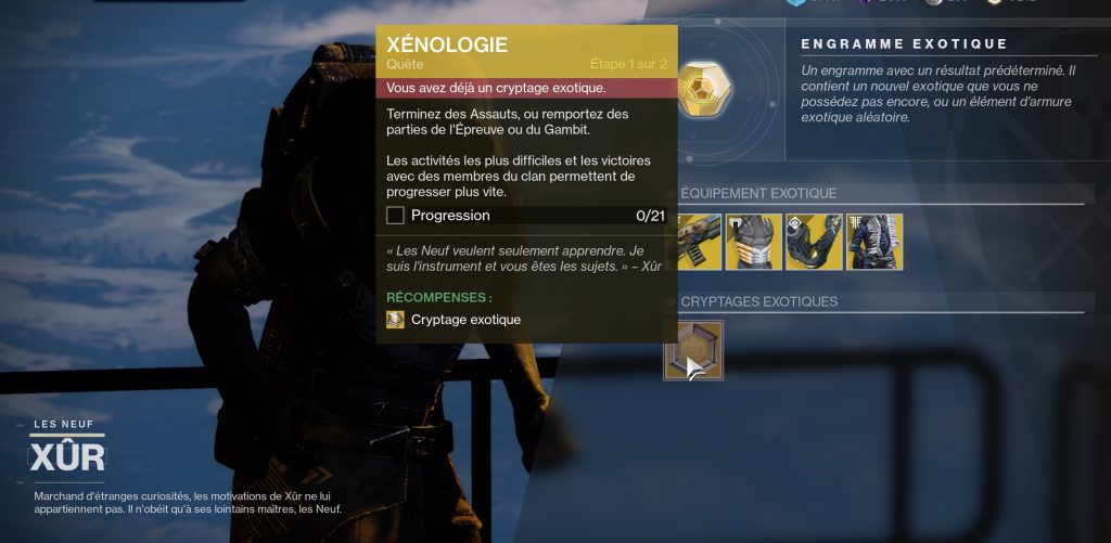 xur xenologie