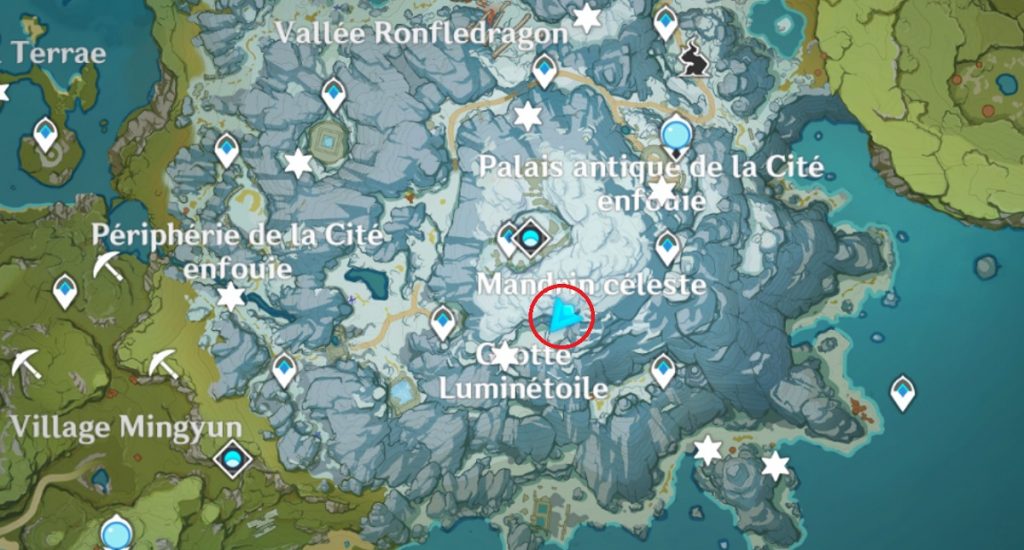 Genshin impact Stèle 6 map