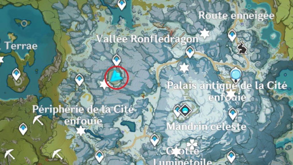 Genshin impact ou sont les stèles monts dosdragon