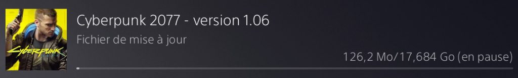 cyberpunk 2077 mise à jour 1.06
