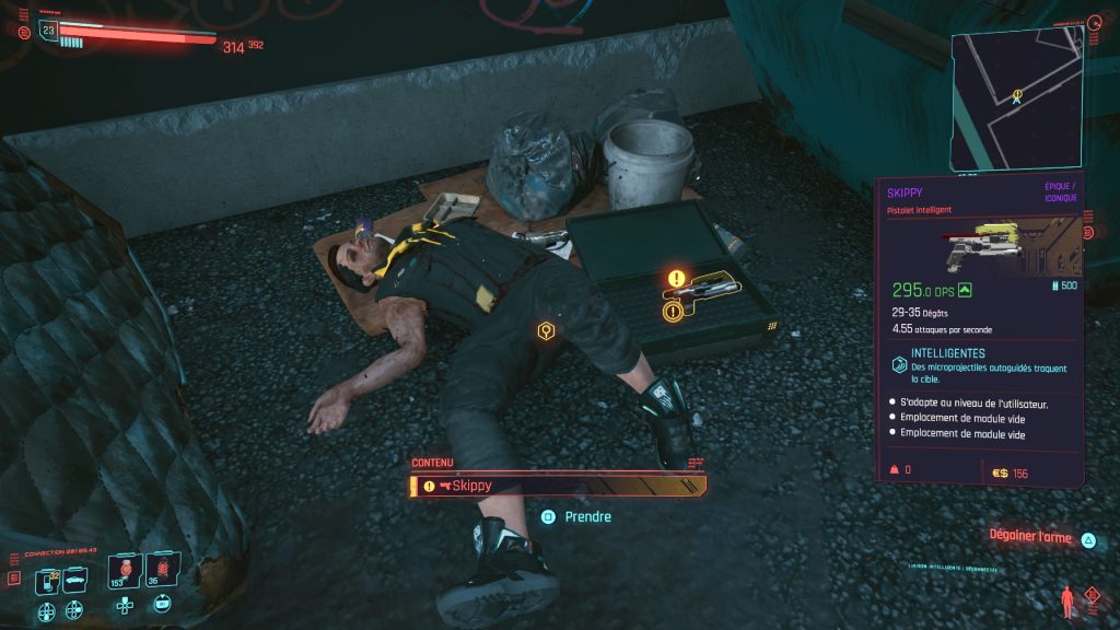 cyberpunk 2077 ou looter skippy