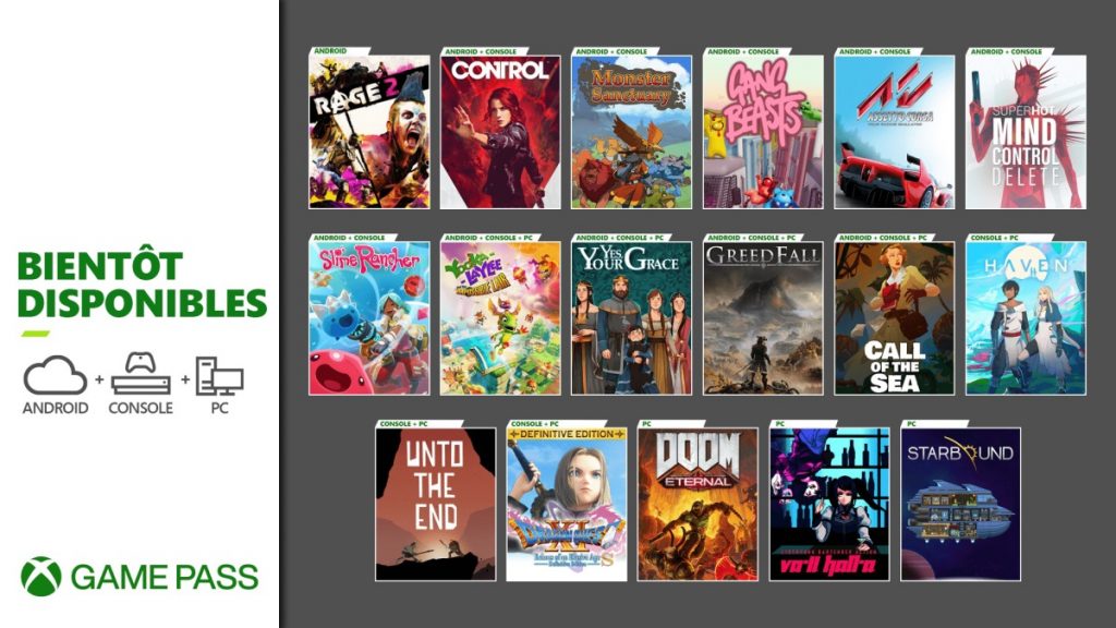 gamepass décembre 2020