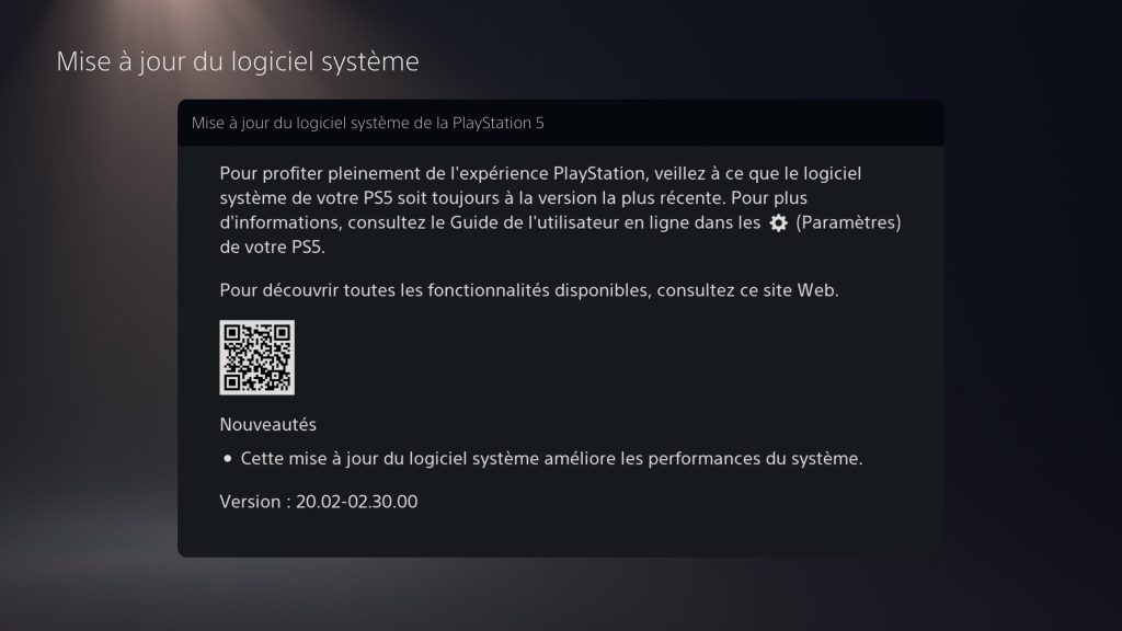ps5 maj systeme 20.0202.30.00