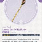 genshin impact lance antique des millélithes