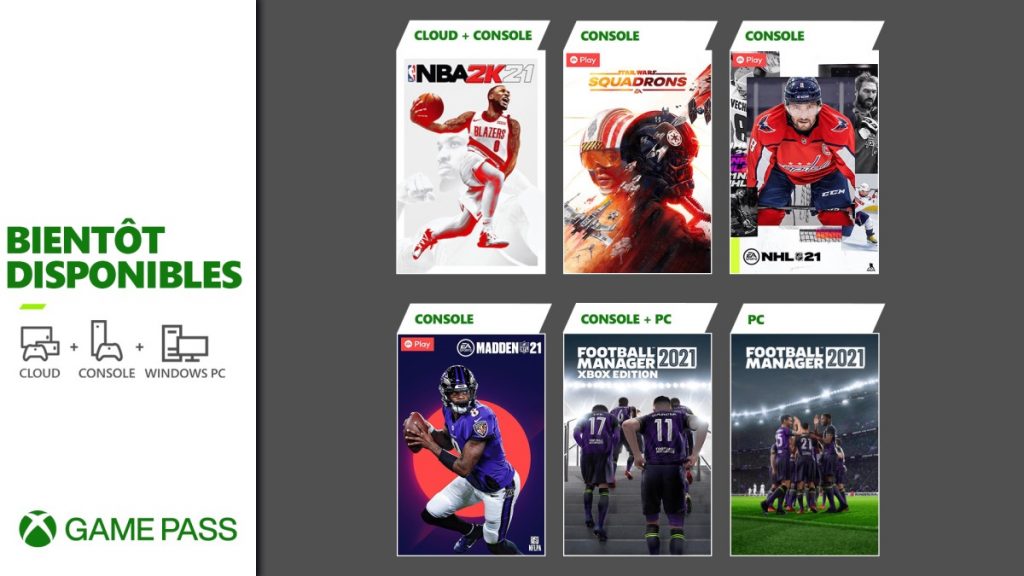 Xbox Game Pass Mars 2021