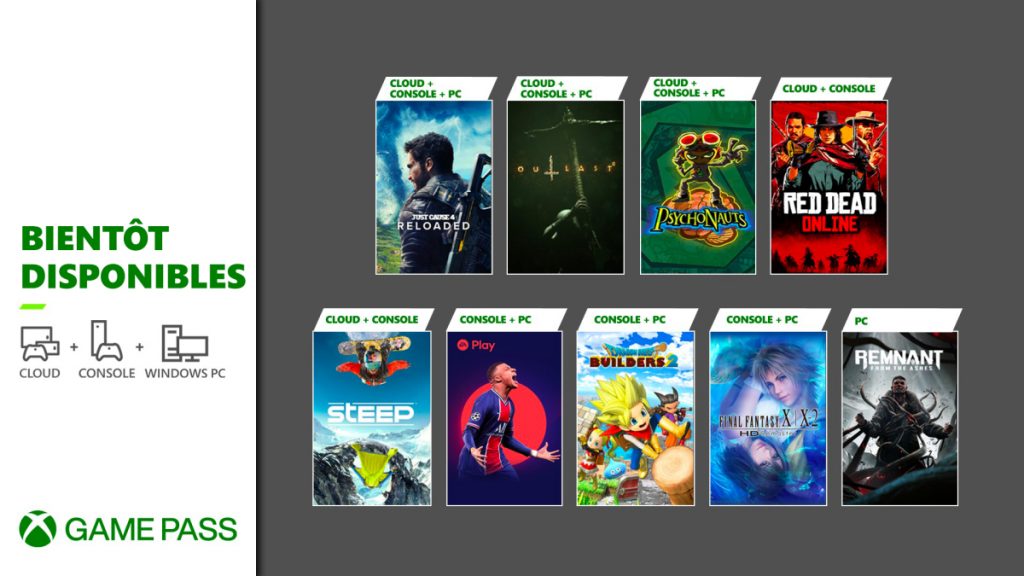 Xbox Game Pass - Mai 2021
