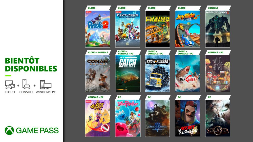 Xbox Game Pass Mai 2021 2eme partie