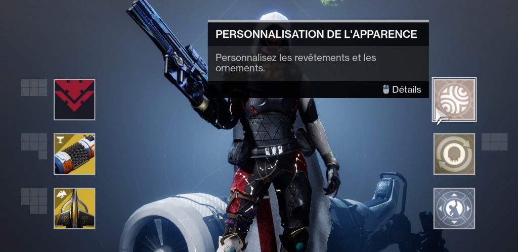 destins 2 perso apparence