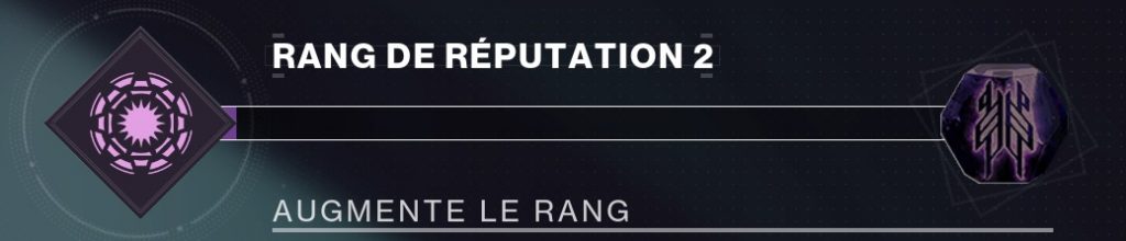 destiny 2 rang réputation serviteur symbiotique
