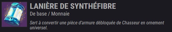 destiny 2 synthéfibre