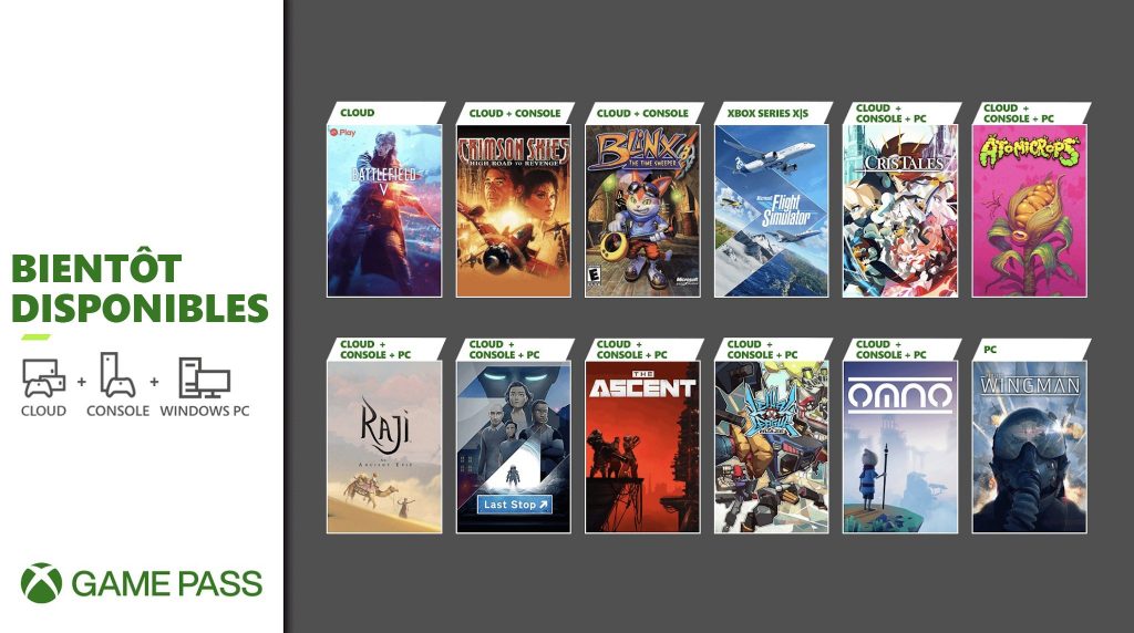 xbox game pass fin juillet 2021