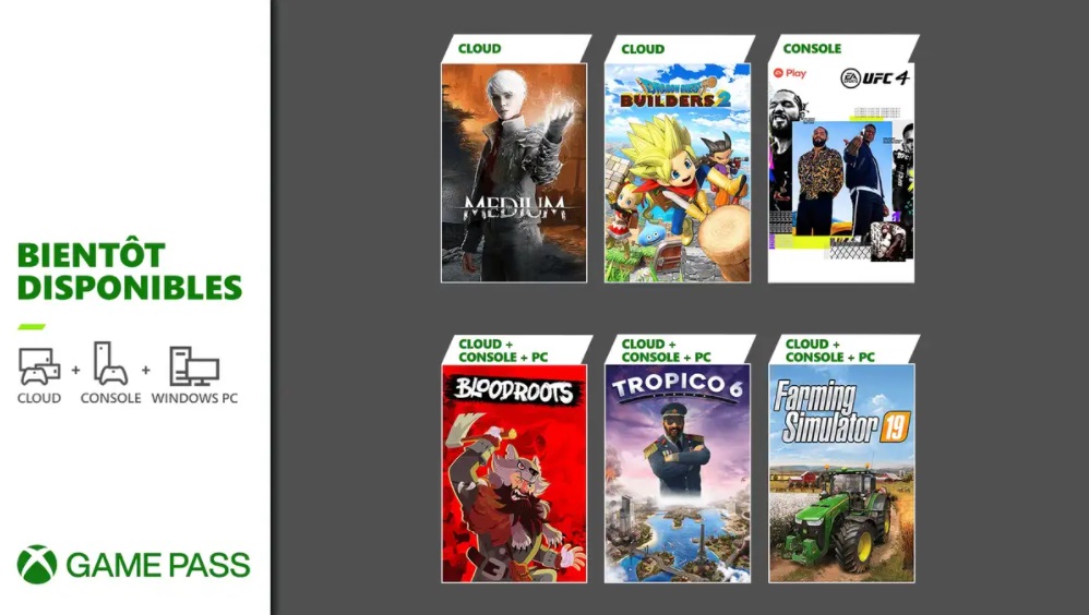 xbox game pass juillet 2021