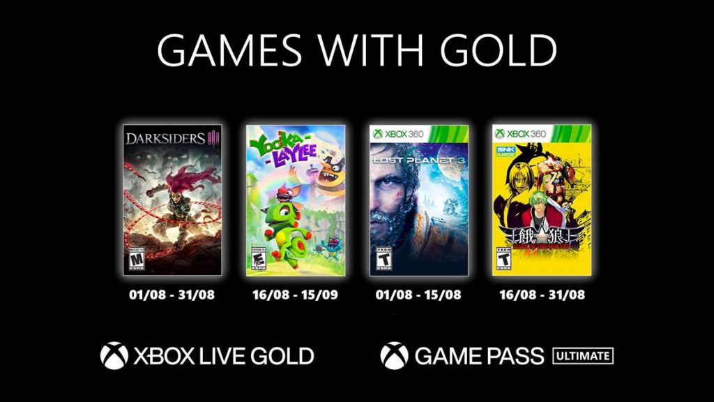 xbox games with gold aout 2021