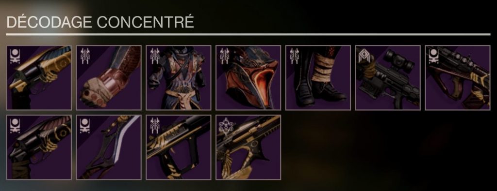 Jugement d’osiris concentré