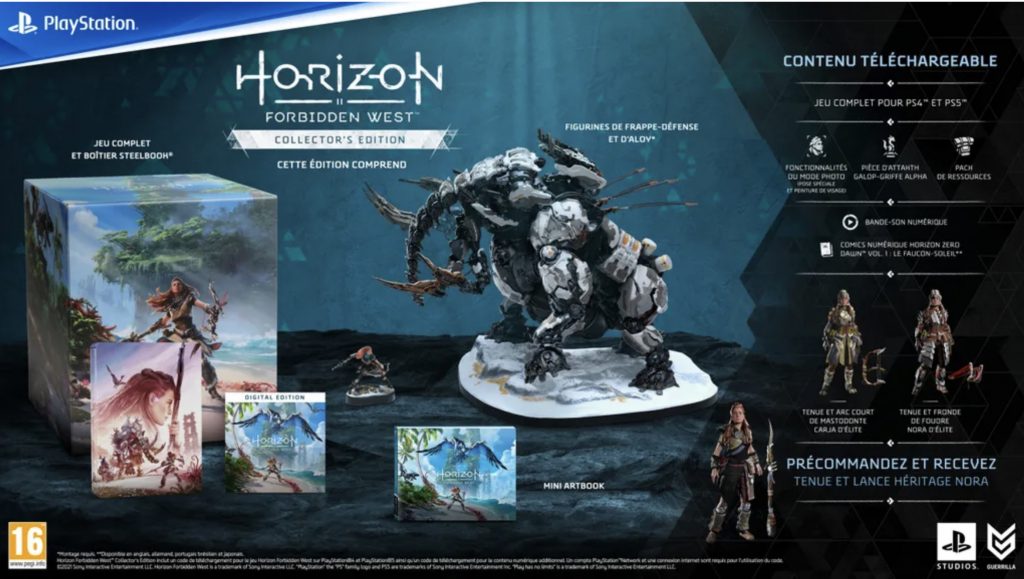 Horizon 2 forbiden west édition collector