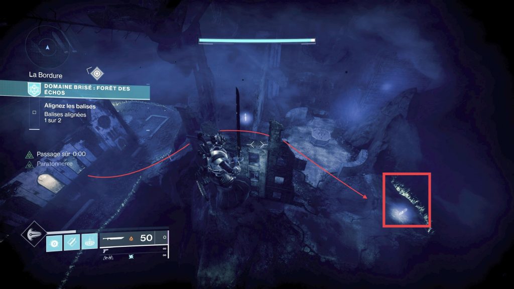 Domaine brisé cache éveillé forêt des échos