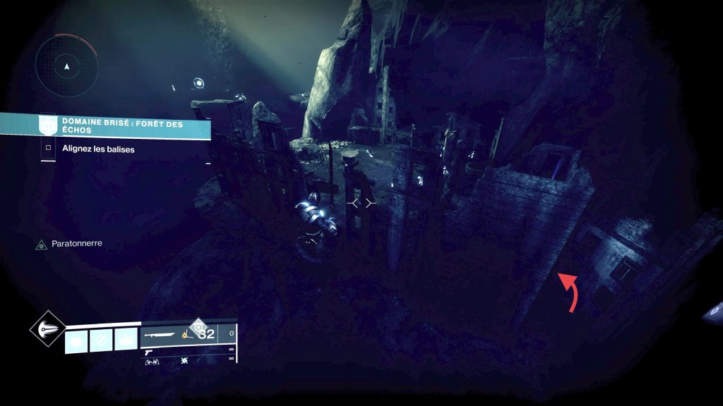 Domaine brisé cache éveillé forêt des échos