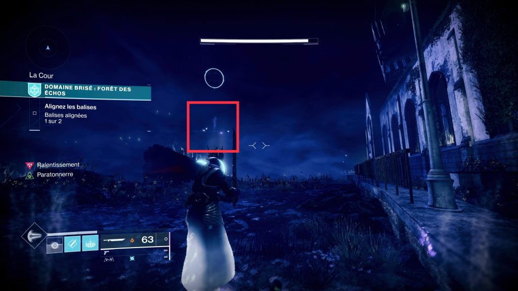 Domaine brisé cache éveillé forêt des échos