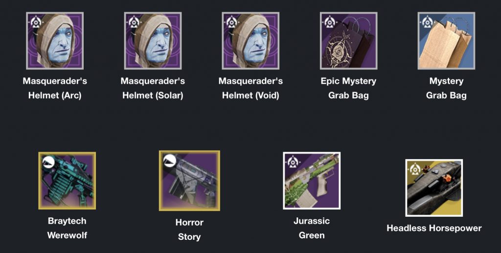 Destiny 2 Festival des âmes perdues 2021