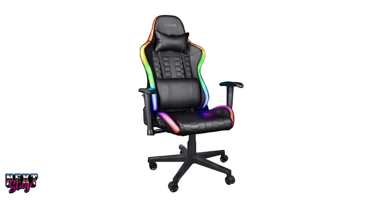 Chaise gaming à LED GXT