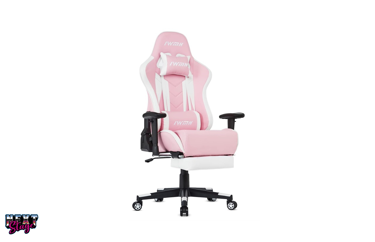 Chaise gaming rose Horus de Newskill