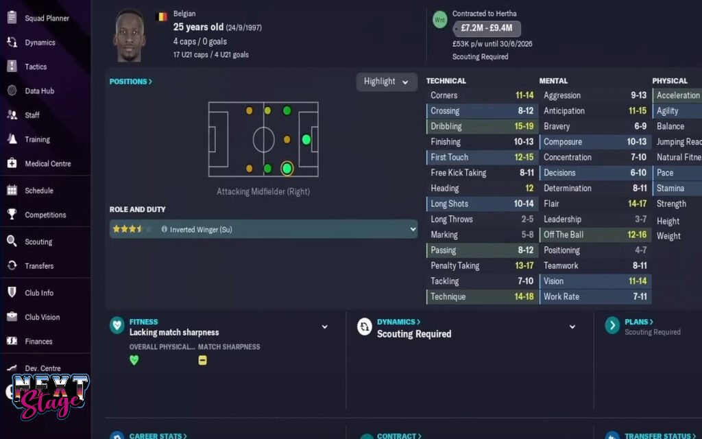 joueur à vendre football manager