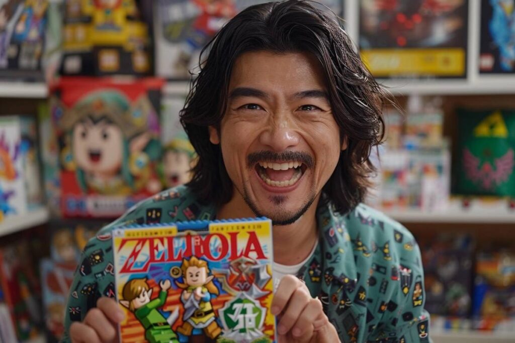 Eiji Aonuma, producteur de Zelda, "vraiment ravi" du premier set Lego