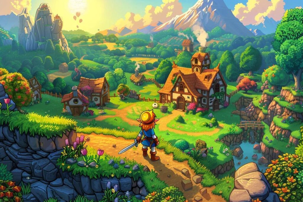 Stardew Valley rencontre The Witcher dans un magnifique téléchargement gratuit sur Steam